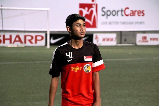 Adam Swandi Football prodigy Adam Swandi wants to be a 39team player