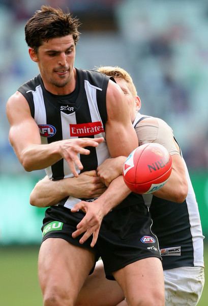 Adam Treloar Adam Treloar Photos AFL Rd 11 Collingwood v GWS Zimbio