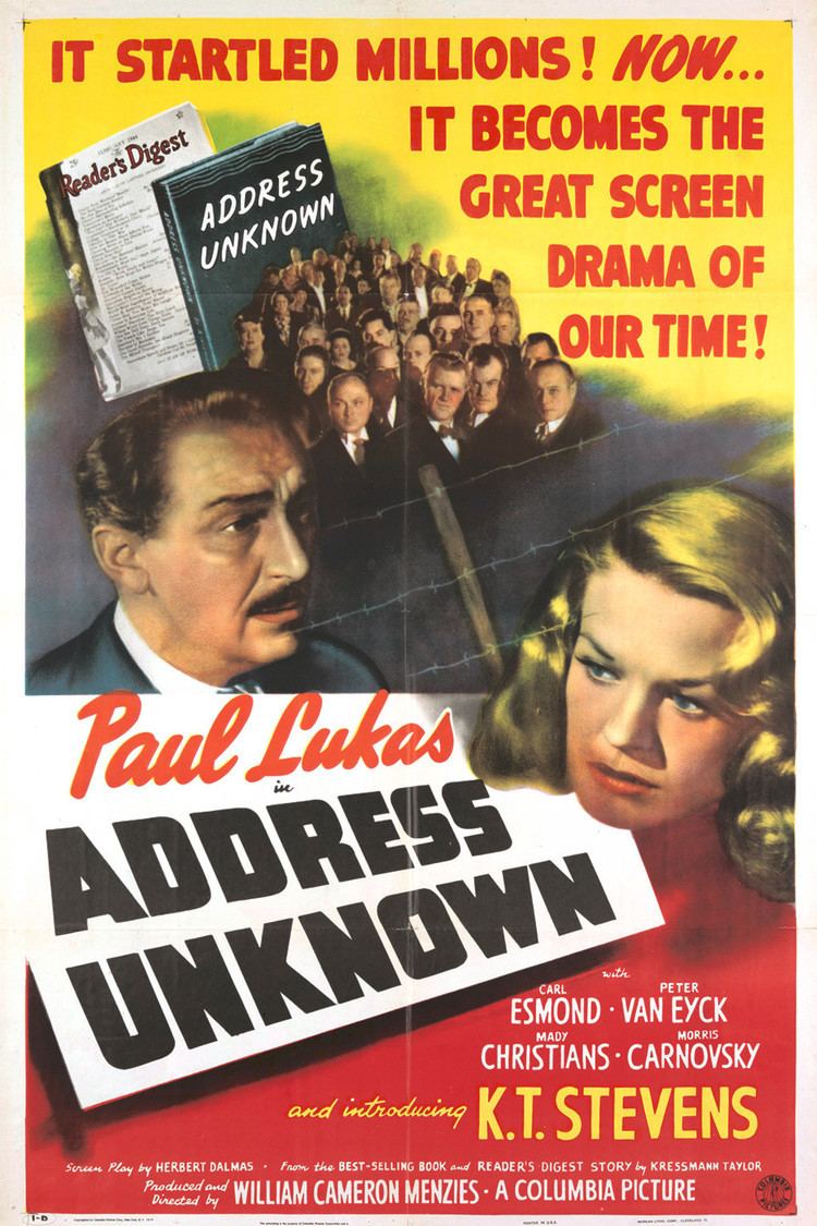 Address Unknown (1944 film) wwwgstaticcomtvthumbmovieposters43414p43414