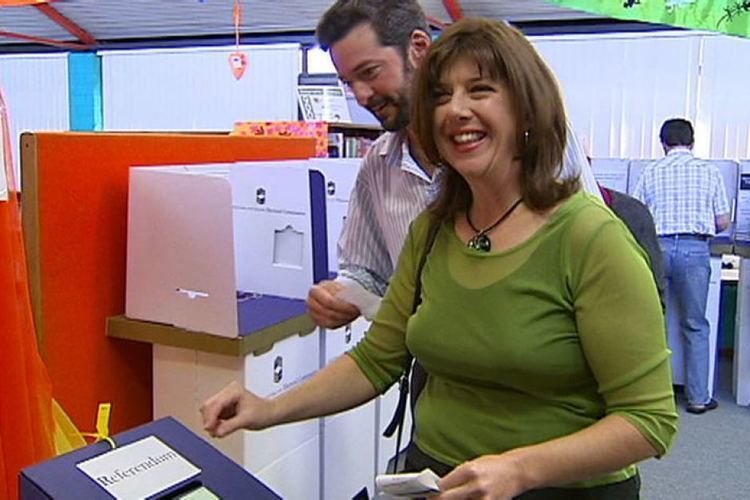 Adele Carles Greens candidate Adele Carles narrowly lost to Labor at