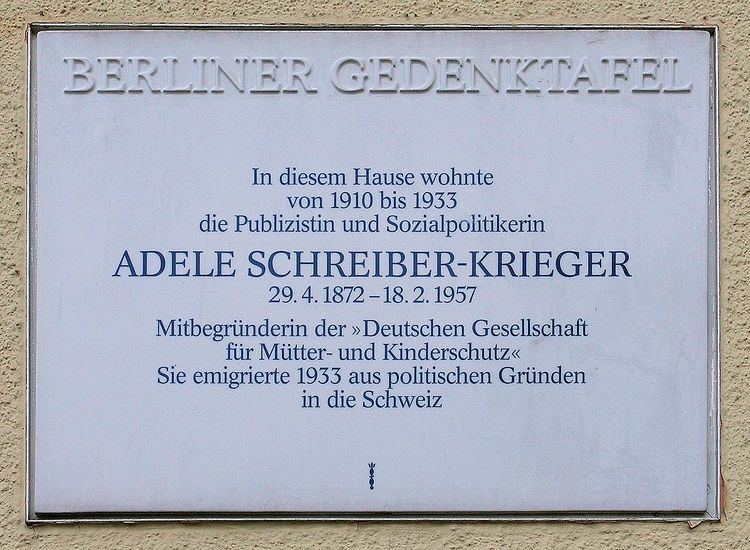 Adele Schreiber-Krieger Adele SchreiberKrieger Wikipedia