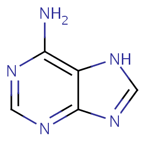 Adenine bmse000060 Adenine at BMRB
