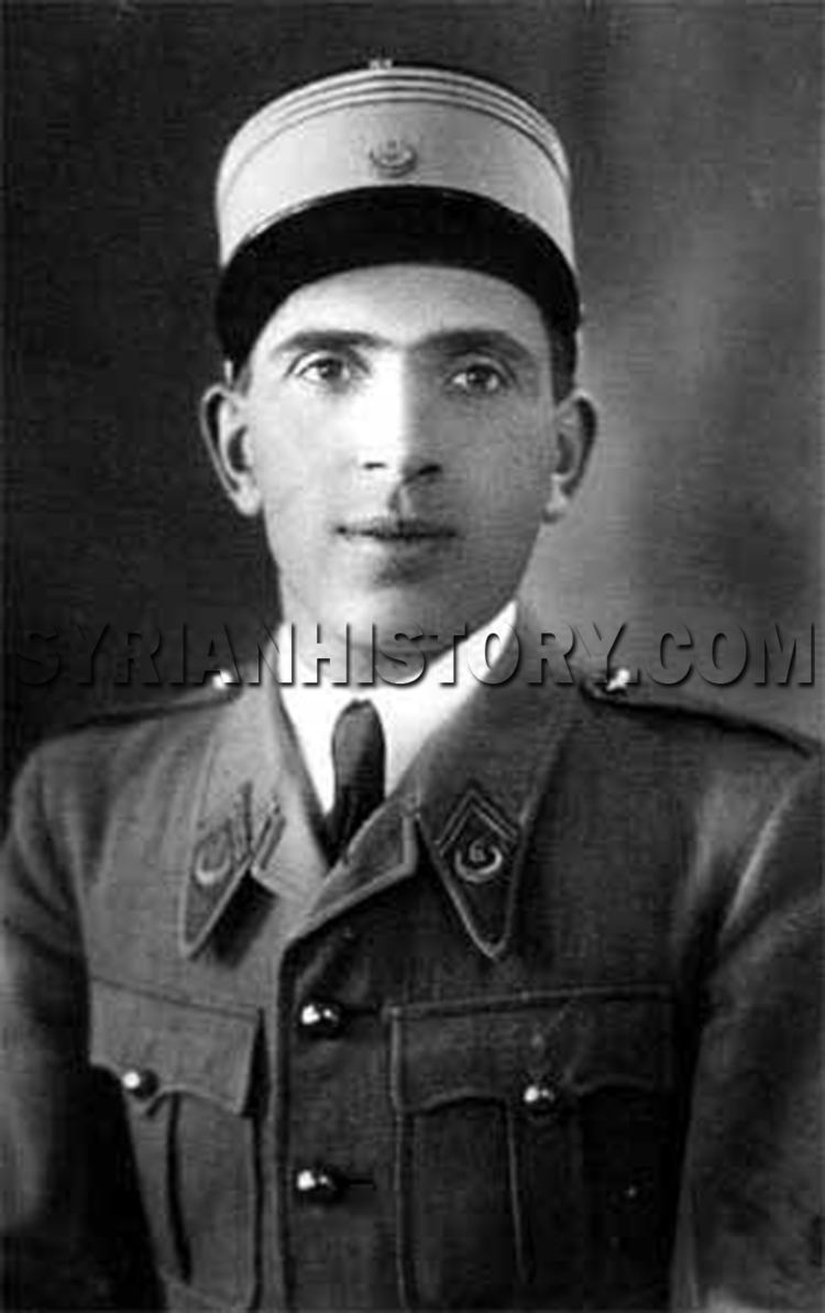 Adib Shishakli Syrian History Adib alShishakli as a captain in the