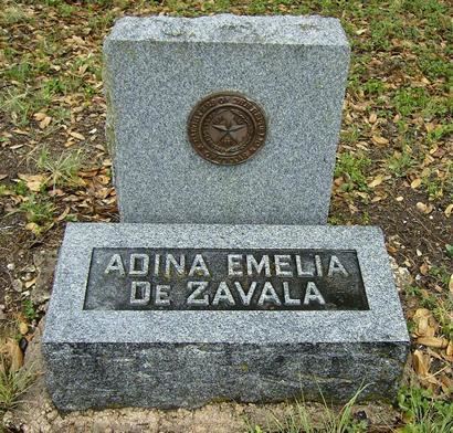 Adina Emilia De Zavala Adina De Zavala Angel of The Alamo