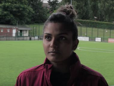Aditi Chauhan Aditi Chauhan makes history Indian women39s goalkeeper