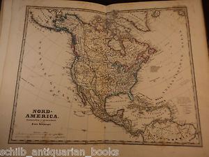 Adolf Stieler 1877 Adolf Stieler Hand ATLAS 31 Maps Cartography World Geography