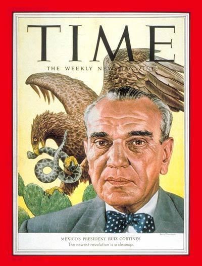 Adolfo Ruiz Cortines TIME Magazine Cover Adolfo Ruiz Cortines Sep 14 1953