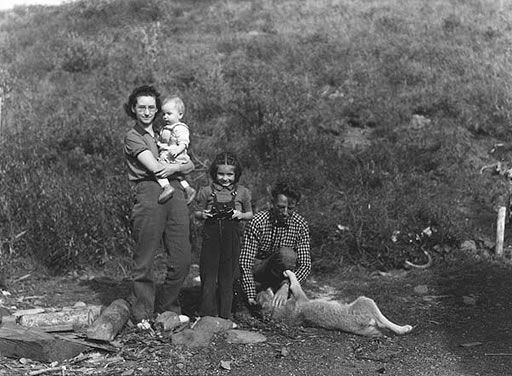 Adolph Murie Adolph Murie and family with pet wolf Wags Mt McKinley