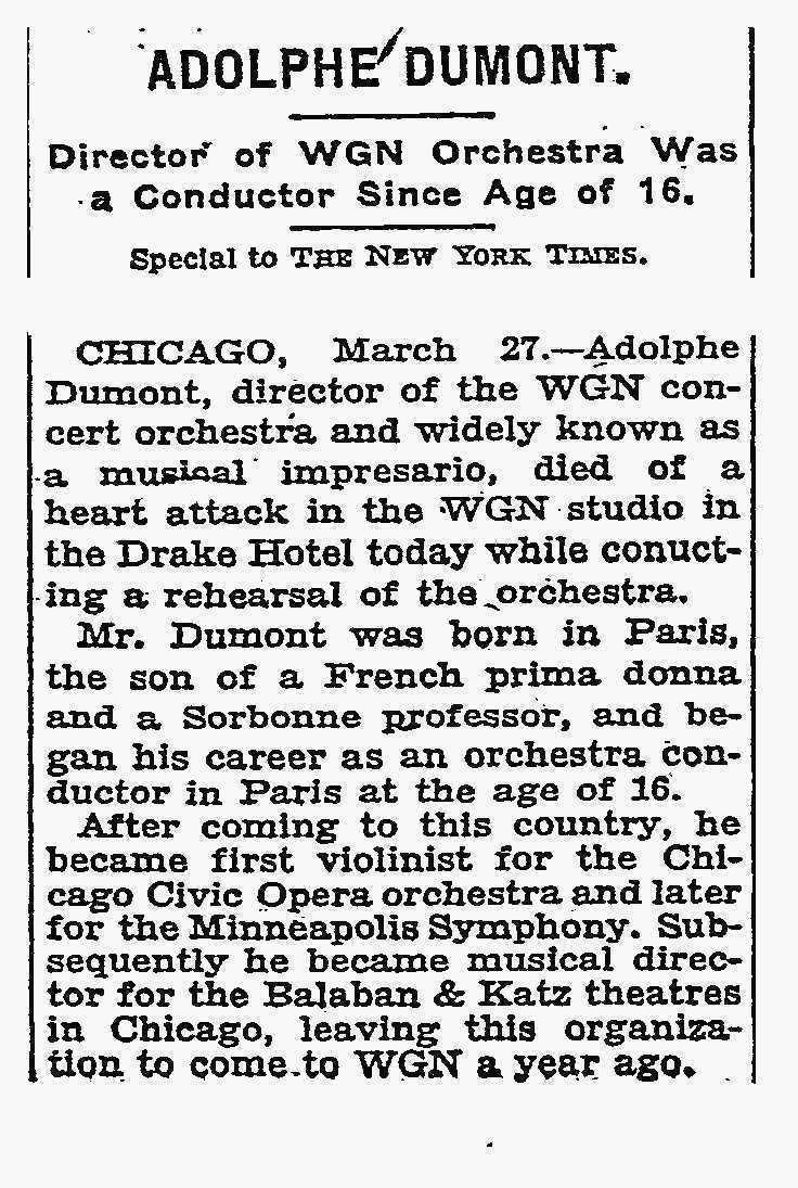 Adolphe Dumont TempoSenzaTempo Adolphe Dumont and the Chicago Philharmonic Orchestra