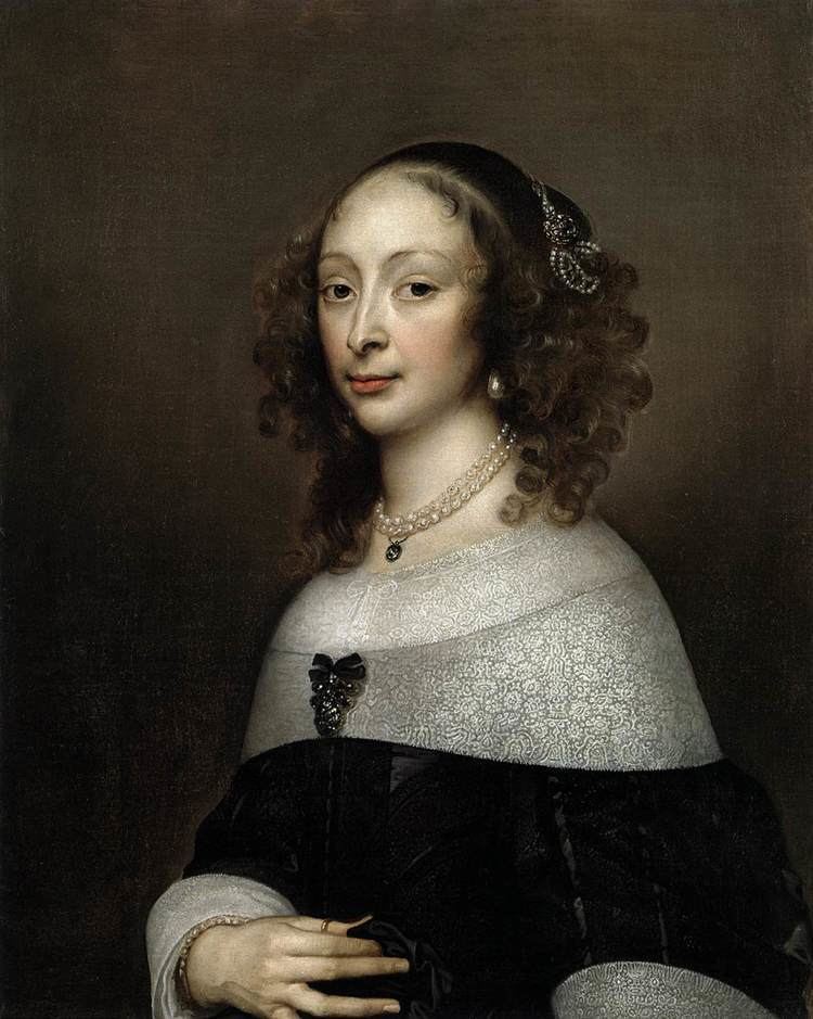 Adriaen Hanneman Portrait of a Woman by HANNEMAN Adriaen