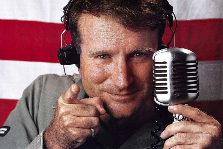 Adrian Cronauer Robin Williams as Adrian Cronauer in Good Morning Vietnam