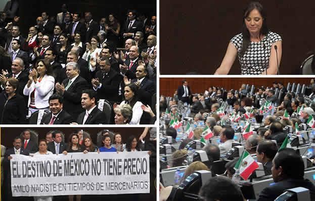 Adriana Hernandez Iniguez Sexo39 y guerra de porras en la instalacin del Congreso