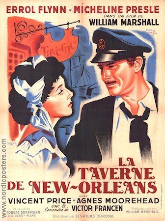 Adventures of Captain Fabian Adventures of Captain Fabian poster France 1951 Errol Flynn original