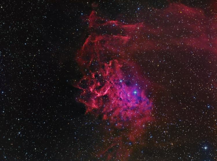 AE Aurigae AE Aurigae and IC405 The Flaming Star Nebula photo Harel Boren