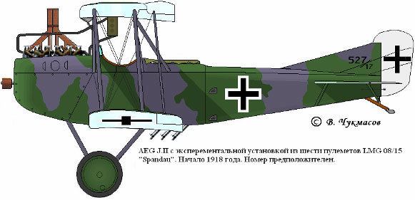 AEG J.I WINGS PALETTE AEG JIJII Germany WWI