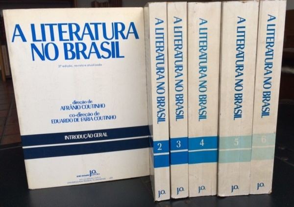 Afrânio Coutinho A Literatura no Brasil direo Afrnio Coutinho e cod