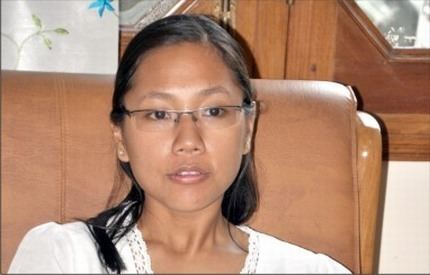 Agatha Sangma Agatha Sangma urges PM to scrap AFSPA 27th jun09 EPao