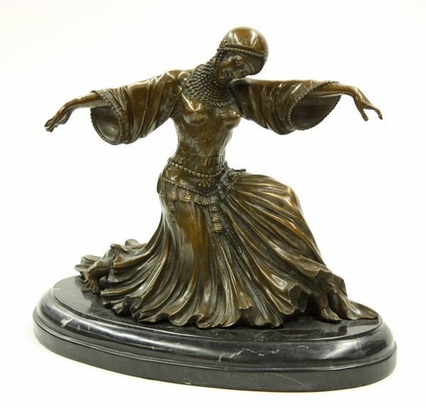 Agathon Léonard Bronze sculpture Dancing Woman after Agathon Leonard French 1841