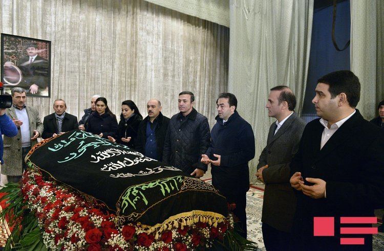 Aghakhan Abdullayev APA First Lady Mehriban Aliyeva attends farewell ceremony for