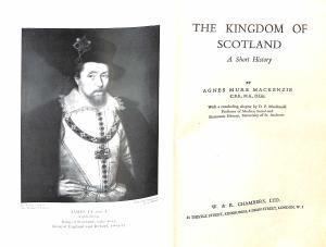 Agnes Mure Mackenzie The Kingdom of Scotland by Agnes Mure Mackenzie AbeBooks