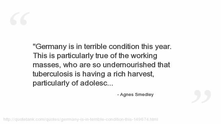 Agnes Smedley Agnes Smedley Quotes YouTube