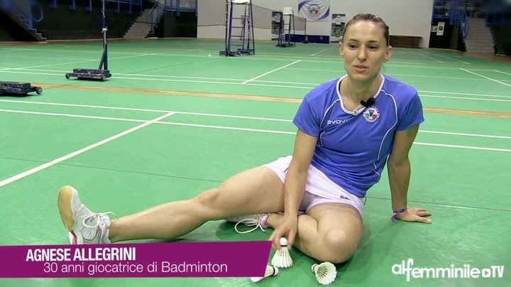 Agnese Allegrini Intervista a Agnese Allegrini campionessa di badminton