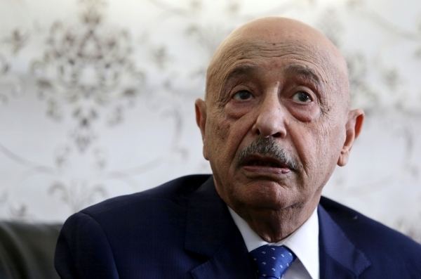 Aguila Saleh Issa Oil money will go to Tripoli central bank say Libyas eastern