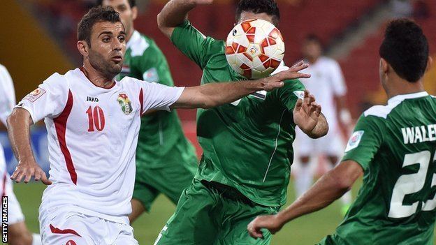 Ahmad Hayel BBC Sport Asian Cup Doping test 39makes Jordan player sick39