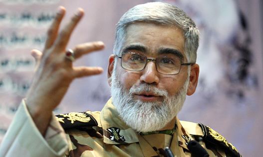 Ahmad Reza Pourdastan Army commander warns of terrorist forces near Iranian border