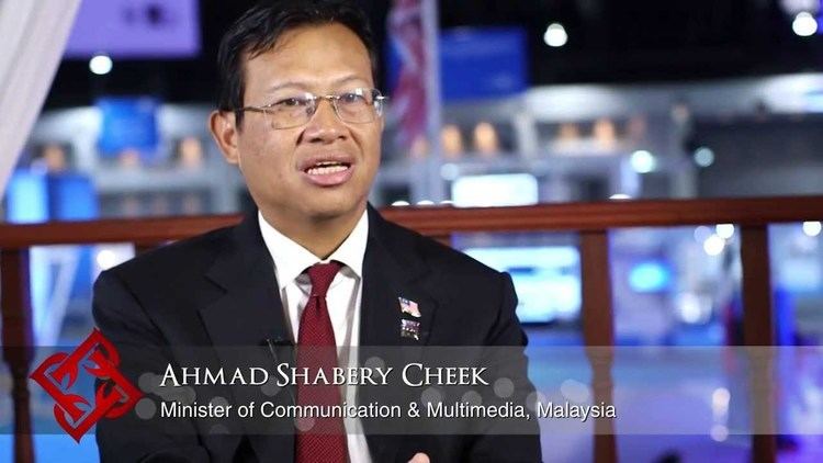 Ahmad Shabery Cheek Malaysian Minister of Communication Multimedia Ahmad Shabery Cheek