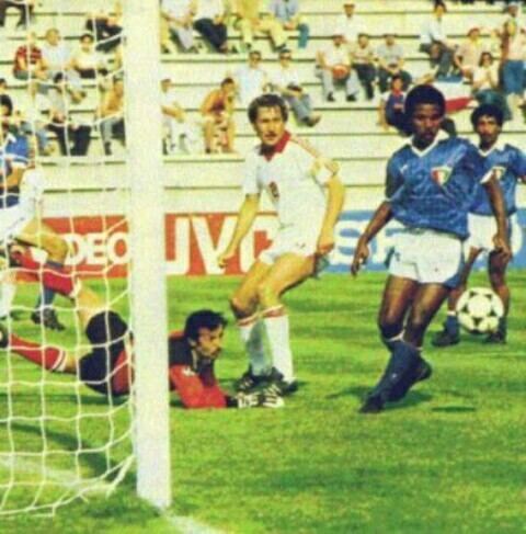Ahmed Al-Tarabulsi Czechoslovakia 1 Kuwait 1 in 1982 in Valladolid Ahmed AlTarabulsi