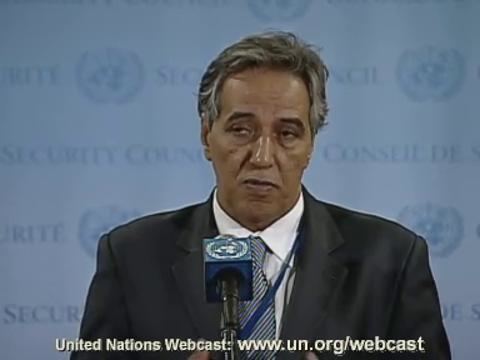Ahmed Boukhari UN Live United Nations Web TV Ahmed Boukhari Representative of