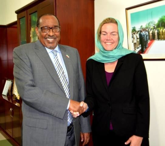 Ahmed Mohamed Mohamoud SomalilandPresident Silanyo Recieves British Ambassador In Somalia