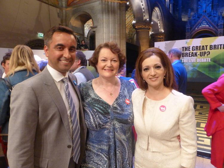 Ahmed Sheikh From L to R Philippa with Aamer Anwar amp Tasmina Ahmed