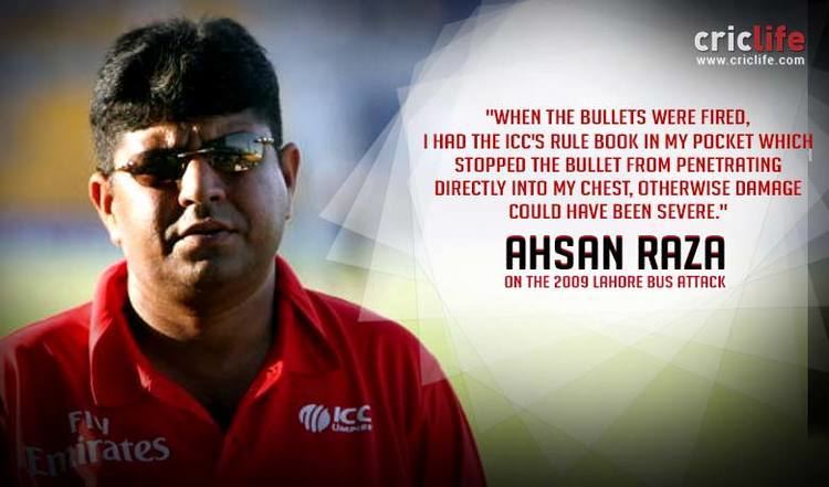 Ahsan Raza When the cricket laws book saved the life of Pakistani umpire Ahsan