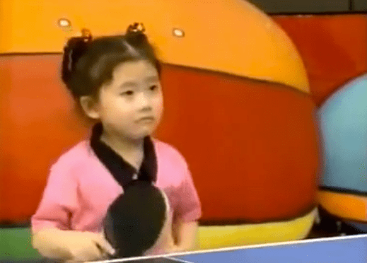 Ai Fukuhara Ai Fukuhara Playing Ping Pong On Japanese TV Show Aged 5 Blog