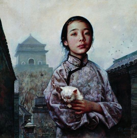 Ai Xuan Long Museum Work gt Portrait of Xiao Yingzi Ai Xuan