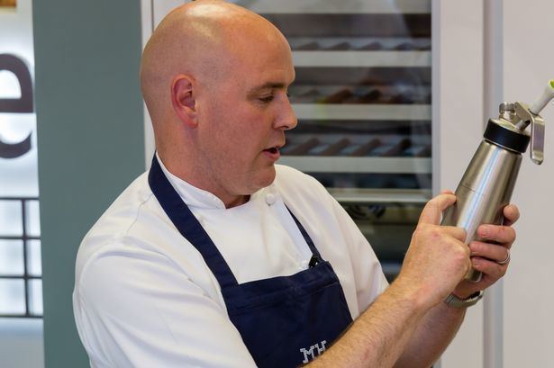 Aiden Byrne Manchester House chef Aiden Byrne films new TV show