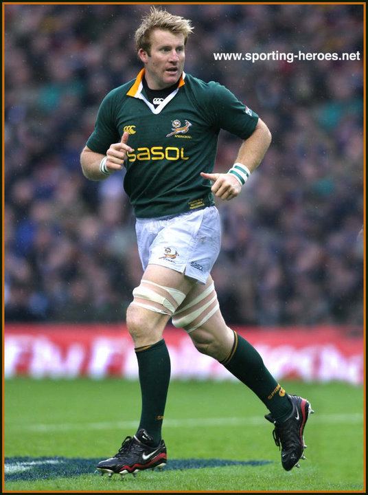 AJ Venter AJ VENTER South African Caps 200006 South Africa