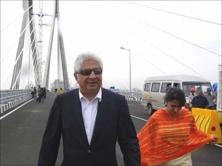 Ajit Gulabchand The businessman behind the Mumbai sea link Rediffcom