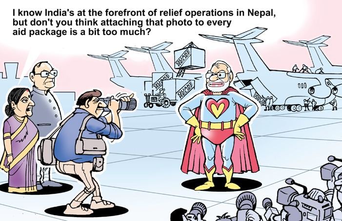 Ajit Ninan In cartoons One year of Modi government TOI Blogs