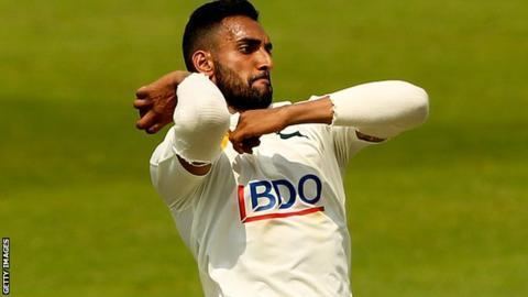 Ajmal Shahzad Sussex sign Nottinghamshire pace bowler BBC Sport