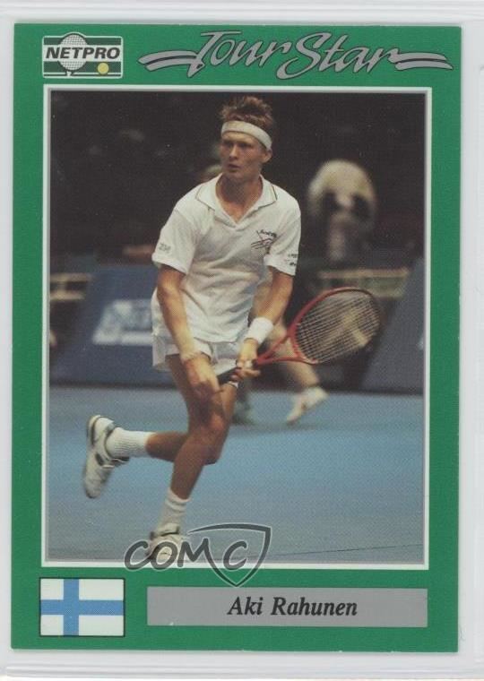 Aki Rahunen 1991 NetPro Tour Stars 36 Aki Rahunen Tennis Card 0x7 eBay
