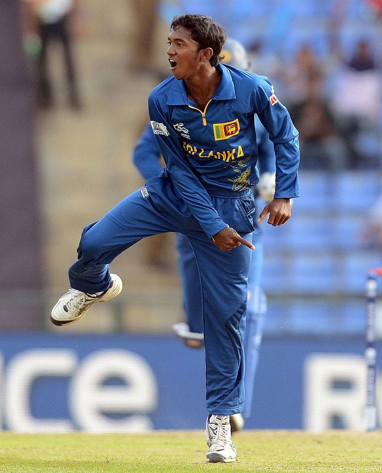 Akila Dananjaya Akila Dananjaya struck in his first over Sri Lanka v New