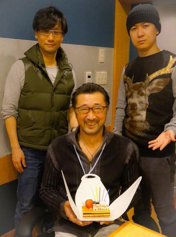 Akio Ōtsuka Kojima celebrates Snake actor Akio Otsukas birthday during voice
