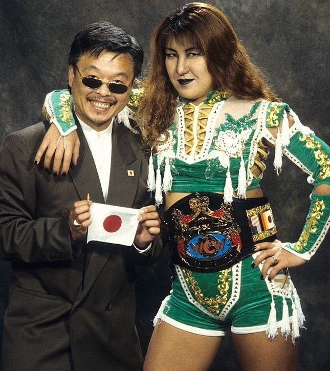 Akira Hokuto NWA World Tag Team Champions Los Luchas Phoenix Star and