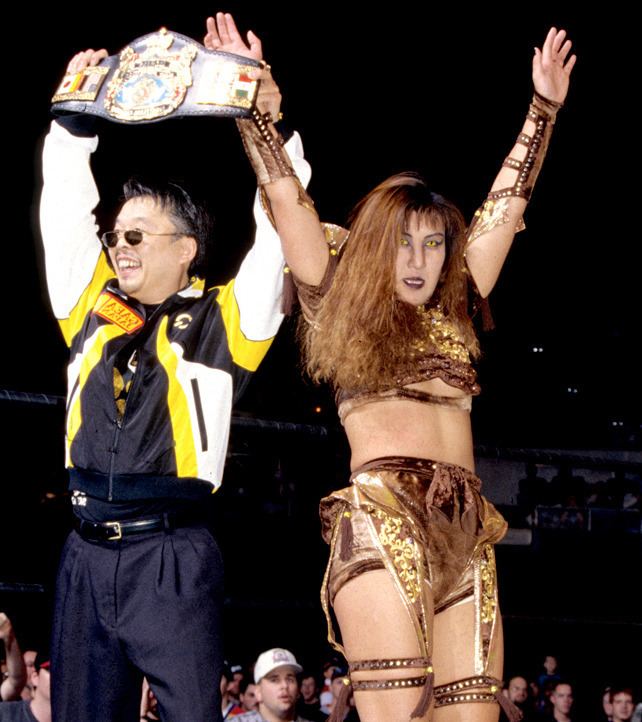 Akira Hokuto Drop Toehold Sonny Onoo and Akira Hokuto WCW Starrcade