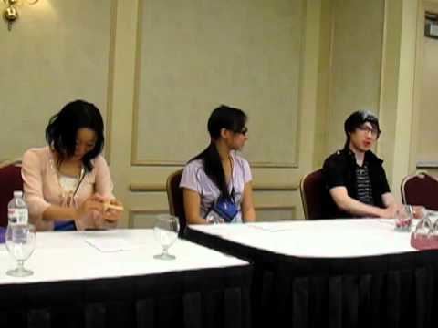 Akira Sasanuma Yuu Asakawa and Akira Sasanuma Q and A Panel at Anime