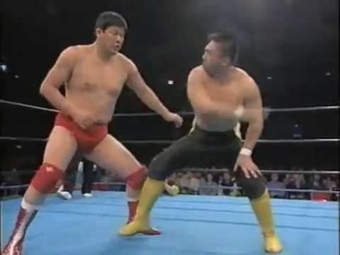 Akira Taue AJPW Toshiaki Kawada vs Akira Taue YouTube
