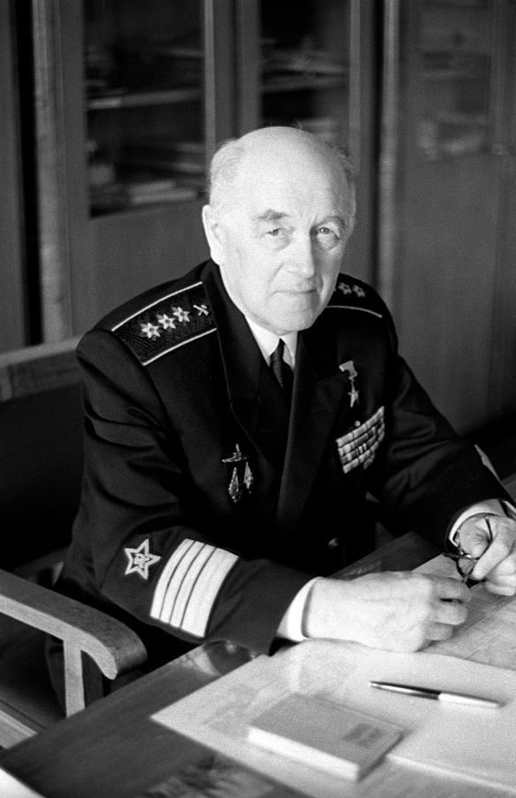 Aksel Berg Aksel Berg Soviet Admiral And Engineer Photograph by Ria Novosti